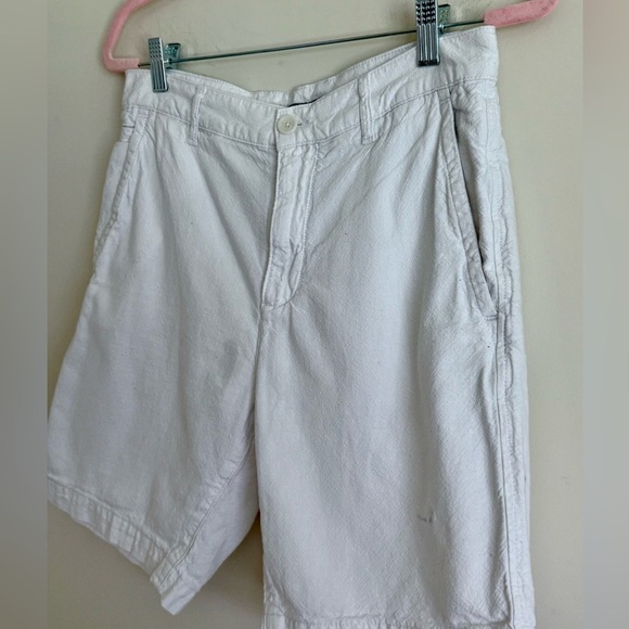 Zara Men’s Linen Blend Shorts – White – Size 30 - Picture 2 of 8